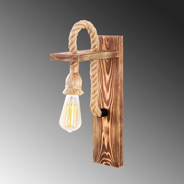 Lampada da parete di colore naturale Erebos – Opviq lights-image-3