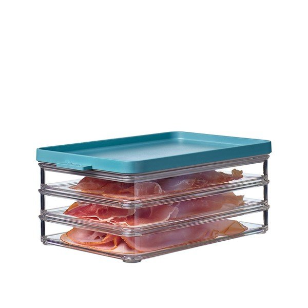 Scatola per alimenti a 3 livelli con coperchio verde Omnia - Mepal-image-1