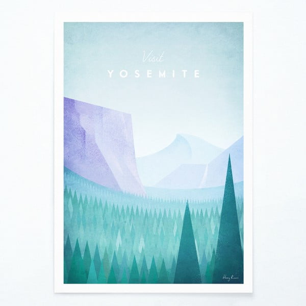 Poster , 30 x 40 cm Yosemite - Travelposter