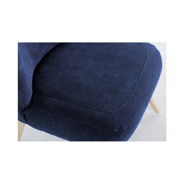 Poltrona blu scuro Sari Velur - Max Winzer-image-4