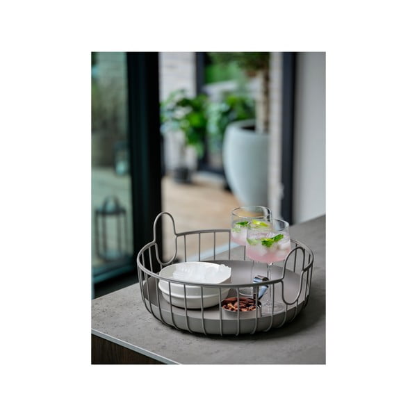 Cestino in metallo ø 38x18 cm Inu - Zone-image-2