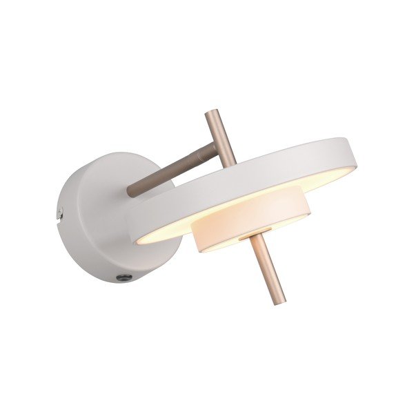 Lampada da parete LED avorio con struttura flessibile/con intensità regolabile ø 20 cm Keaton – Trio-image-4