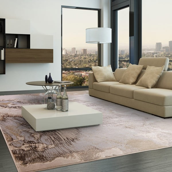 Tappeto beige 120x170 cm Aurora Echt - Asiatic Carpets-image-1