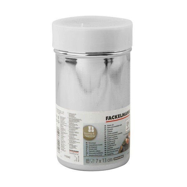 Zuccheriera in acciaio inox con colino - Fackelmann-image-2