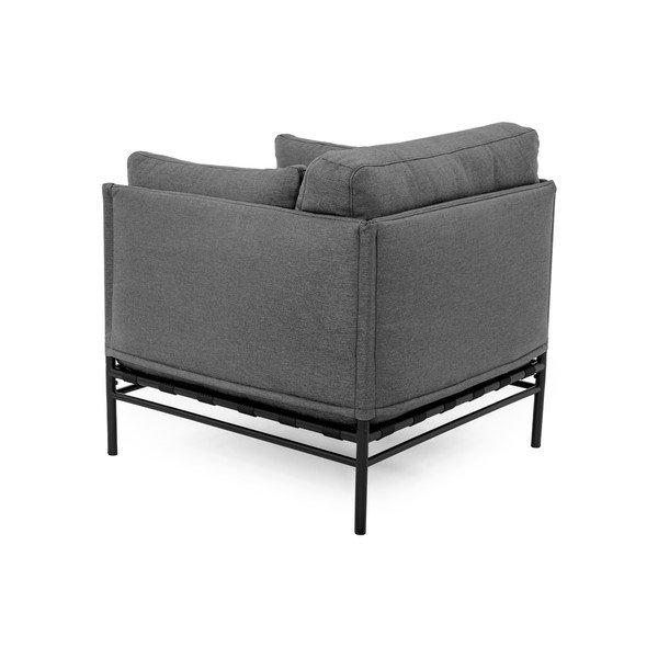 Poltrona da giardino imbottita grigio scuro Dandy - Sit Sit-image-4