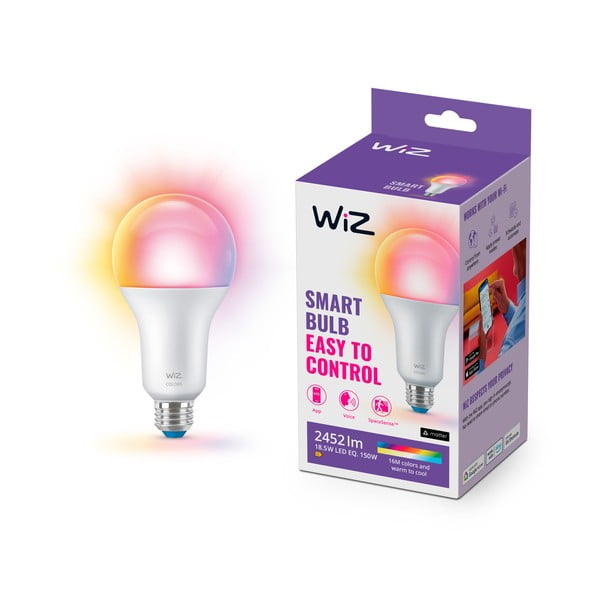Lampadina smart LED con presa E27, 19 W – WiZ-image-2