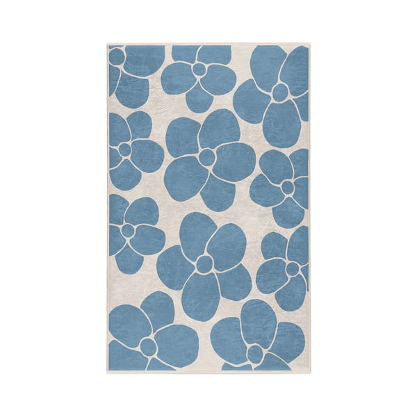 Tappeto blu lavabile 120x180 cm Blue Meadow – Mila Home