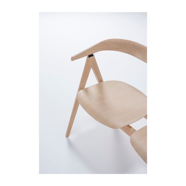 Panchina in rovere naturale Ava - Gazzda-image-2