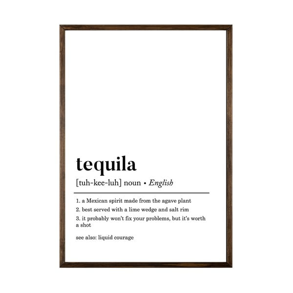 Poster 50x70 cm Tequila - Wallity