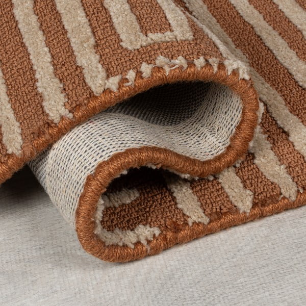 Tappeto color terracotta 160x230 cm Kylo – Flair Rugs-image-3