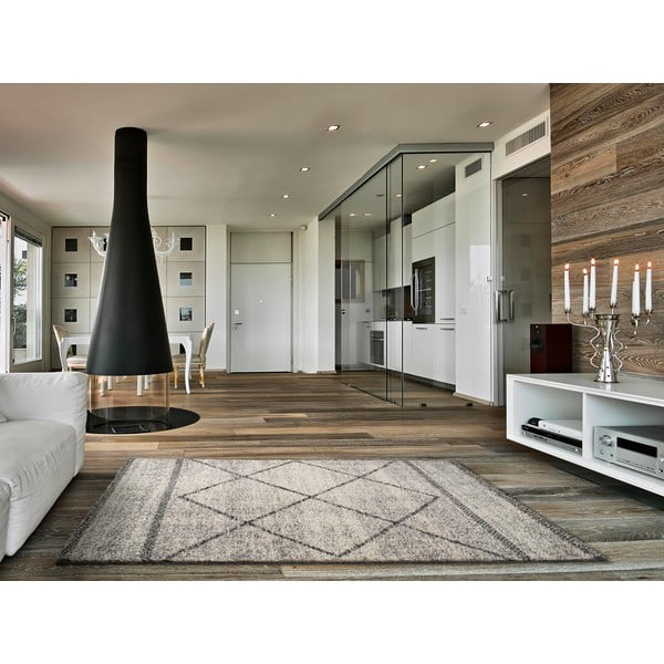 Tappeto grigio , 160 x 230 cm Kasbah Gris - Universal-image-1