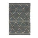 Tappeto in juta blu 160x230 cm Rhombi - Flair Rugs