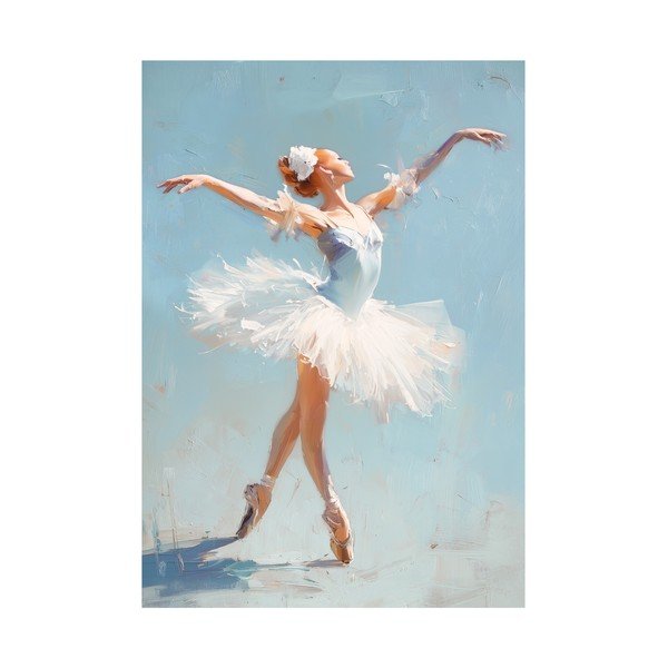 Quadro con elementi dipinti a mano 70x100 cm Grace – Styler