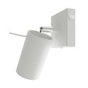 Faretto bianco in metallo ø 6 cm Etna – Sollux