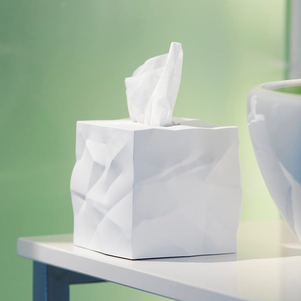 Scatola per fazzoletti Wipy Cube Bianco - Essey-image-2
