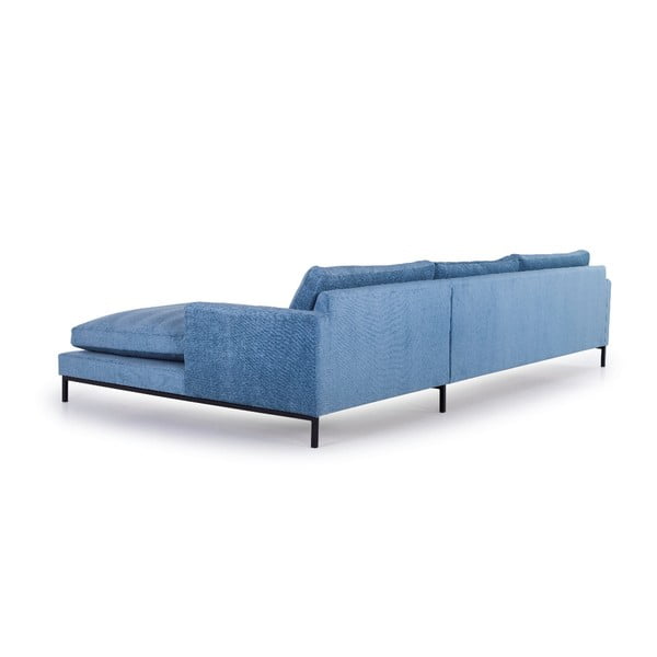 Divano angolare azzurro (angolo destro) Leken - Scandic-image-3