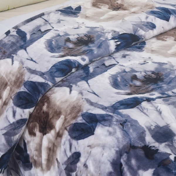 Set copripiumino e federa viola in micropile per letto singolo 140x200 cm Riana – My House-image-3