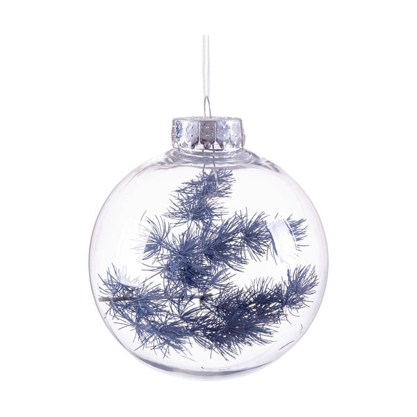 Vánoční ozdoba s tmavě modrými detaily Unimasa, ø 8 cm