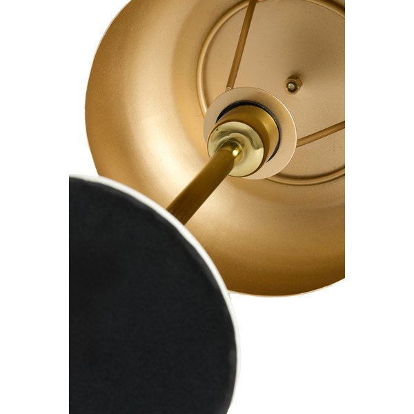 Lampada da tavolo bordeaux con paralume in metallo (altezza 40 cm) Surin - Light & Living-image-2