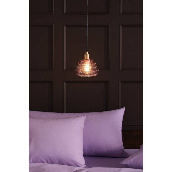 Lampadario rosa in vetro ø 15 cm Fall – Jotex-image-1