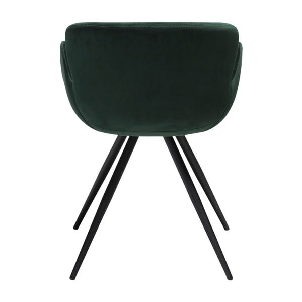 Sedia da pranzo verde in imbottito con braccioli Gaia – DAN-FORM Denmark-image-2