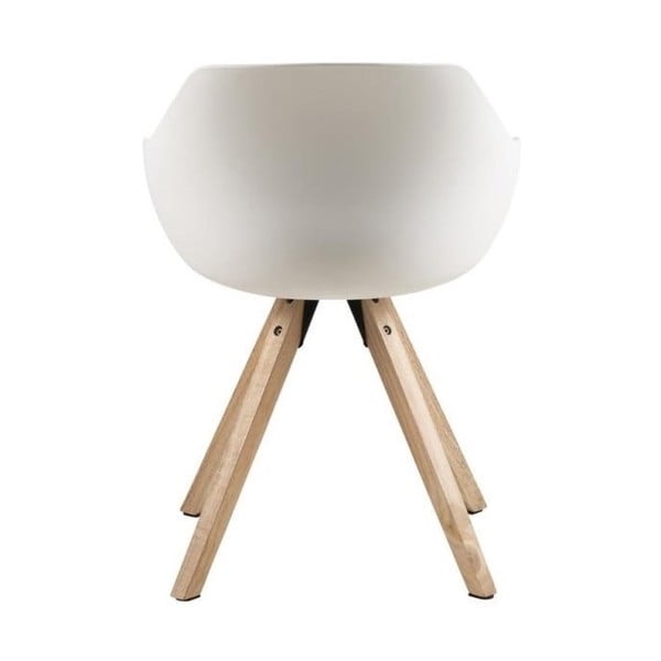 Sedie da pranzo in set bianche/grigie in imbottito con braccioli 2 pz Tina – Actona-image-3