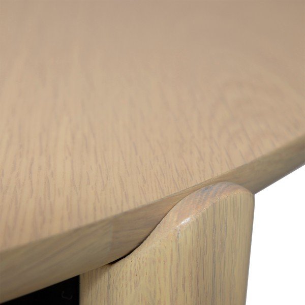 Tavolo da pranzo rotondo con effetto rovere ø 122 cm Paragon – DAN-FORM Denmark-image-3