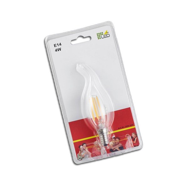 Lampadina decorativa con luce bianca calda con presa E14, 4 W Windstorkerze – Trio-image-3