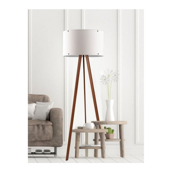 Lampada da terra bianca semplice - Unknown