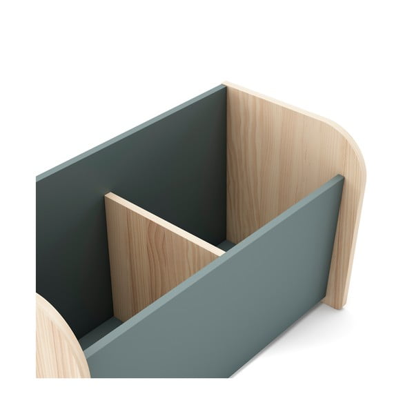 Libreria per bambini verde polveroso 70x42x35 cm Esteban – Marckeric-image-4
