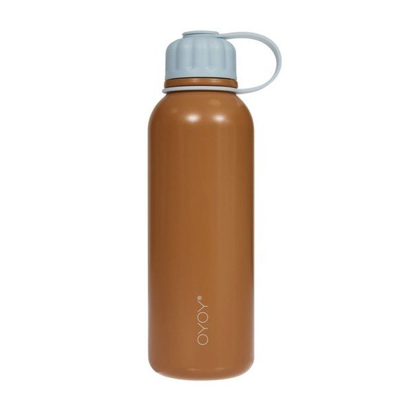 Bottiglia bottiglia da viaggio marrone in acciaio inox Pullo – OYOY Living Design