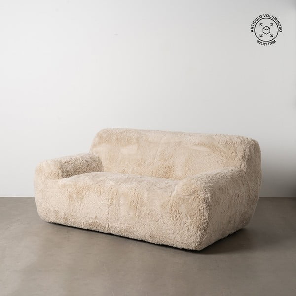 Divano beige 185 cm Teddy – Ixia-image-1