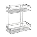 Scaffale a muro a due livelli in acciaio inossidabile Premium - Wenko