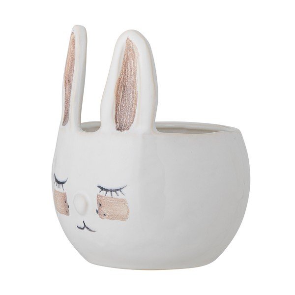 Coprivaso in gres dipinto a mano ø 15 cm Villja - Bloomingville Mini-image-2