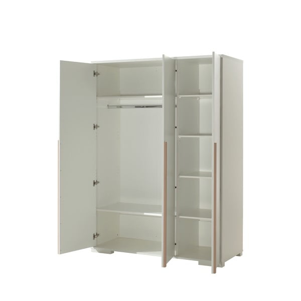Armadio per bambini bianco 146x195 cm London - Vipack-image-2