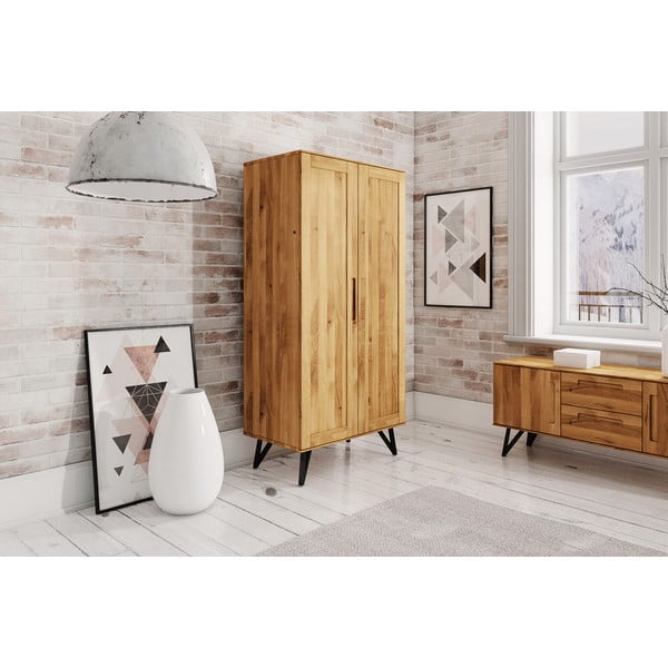 Armadio in rovere 91x185 cm Golo - The Beds-image-4