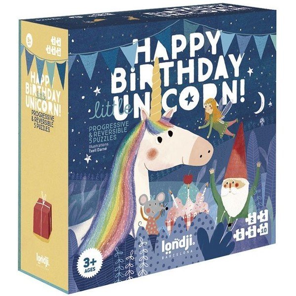 Puzzle Happy Birthday Unicorn - Londji
