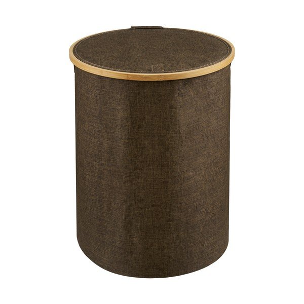 Cesta per il bucato marrone in tessuto Noto – House Nordic
