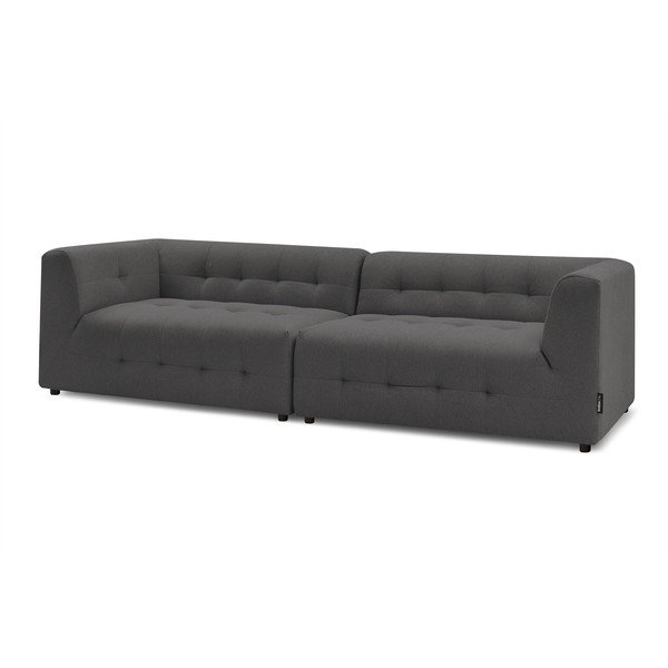 Divano grigio scuro 324 cm Kleber - Bobochic Paris-image-3