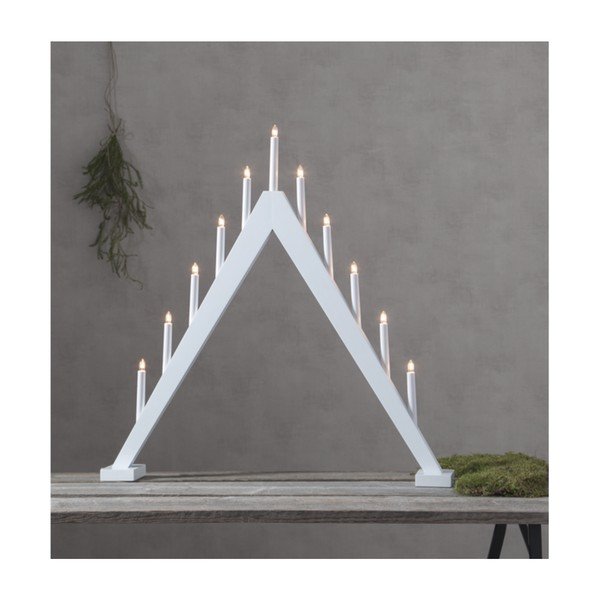 Portacandele natalizio a LED bianchi, altezza 79 cm Trill - Star Trading-image-1