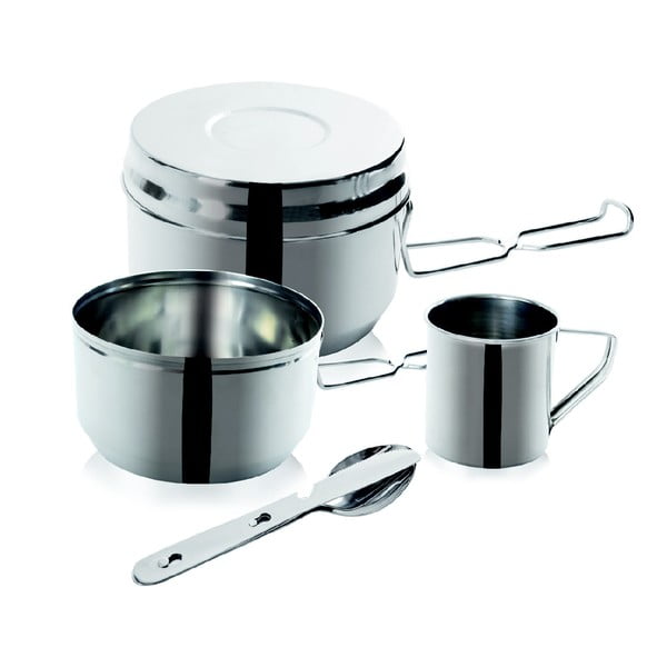 Casseruola 7 pezzi in acciaio inox Traccia - Orion