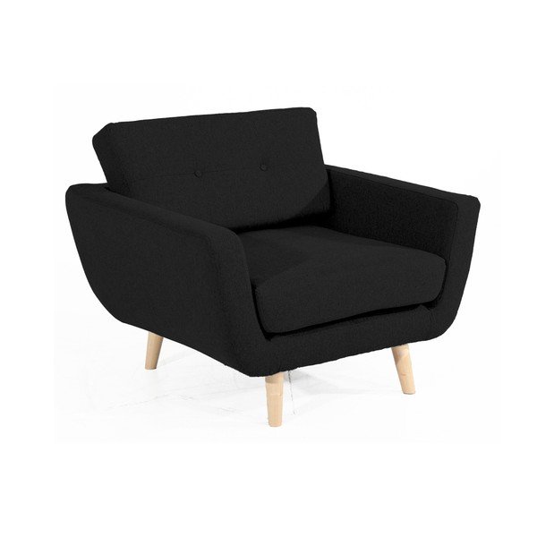 Černé křeslo Max Winzer Melvin