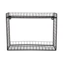 Mensola nera in acciaio con ripiani multipli 40 cm Reja – PT LIVING