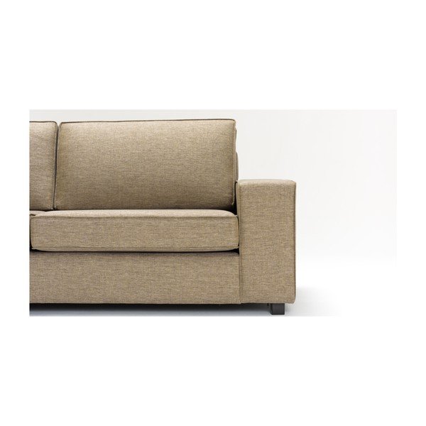 Divano a tre posti marrone Doty - Balcab Home-image-3
