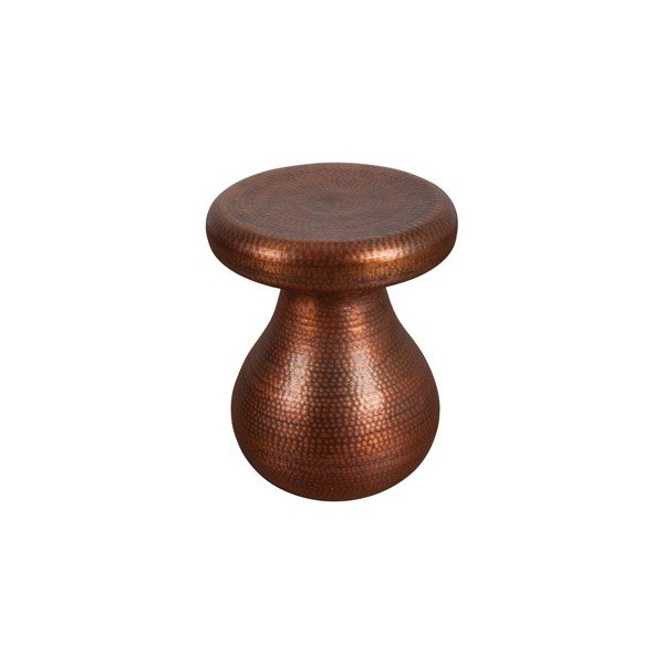 Stolička/odkládací stolek v měděné barvě Zuiver Antique-image-2