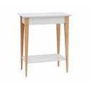 Consolle bianca, larghezza 65 cm Mimo - Ragaba