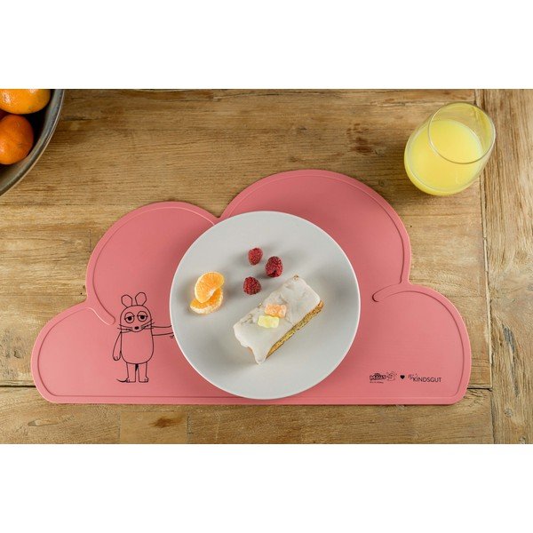 Tovaglietta in silicone rosso Mouse, 49 x 27 cm - Kindsgut-image-2
