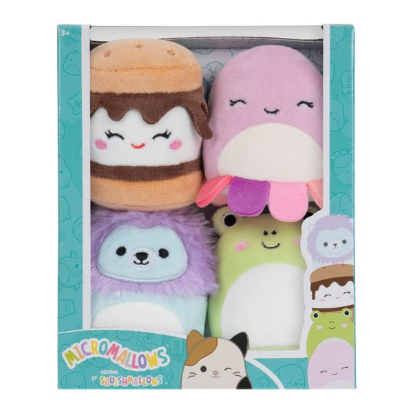 Set di peluche 4 pz Micromallows 4Pack – SQUISHMALLOWS-image-1