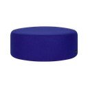 Poggiapiedi blu con rivestimento in lana Folk – noo.ma