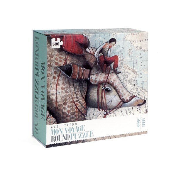 Puzzle dobrodružství cestovatele, 500 dílků
